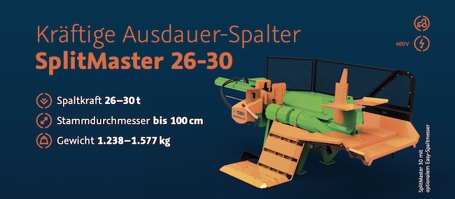 Kraeftige Ausdauer-Spalter Splitmaster 26-30