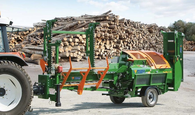 Posch Spaltfix S-375 with longitudinal chassis